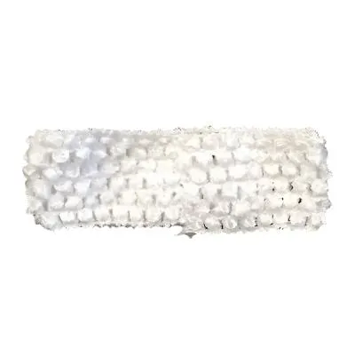 1 1/2" White Crochet Headband