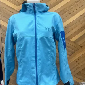 Arc'teryx - Women's Lightweight Hooded Softshell Jacket - MSRP comp $360: Blue-women-LG