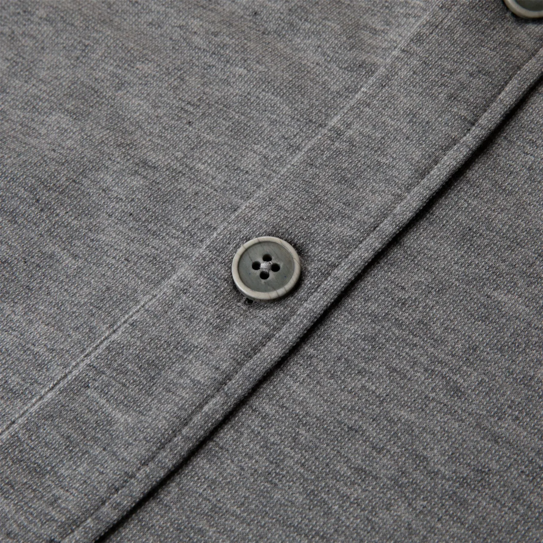 Baldwin Button Front Knit Jacket British Grey - SS24