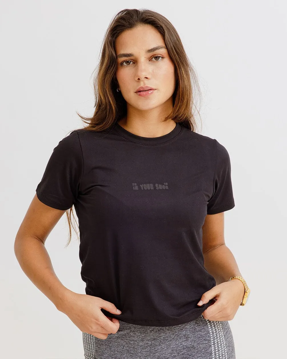 Black Basic Sports T-shirt