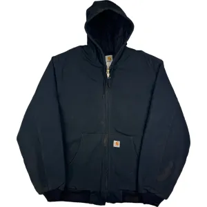 Carhartt Active Workwear Hooded Jacket Black J140 BLK