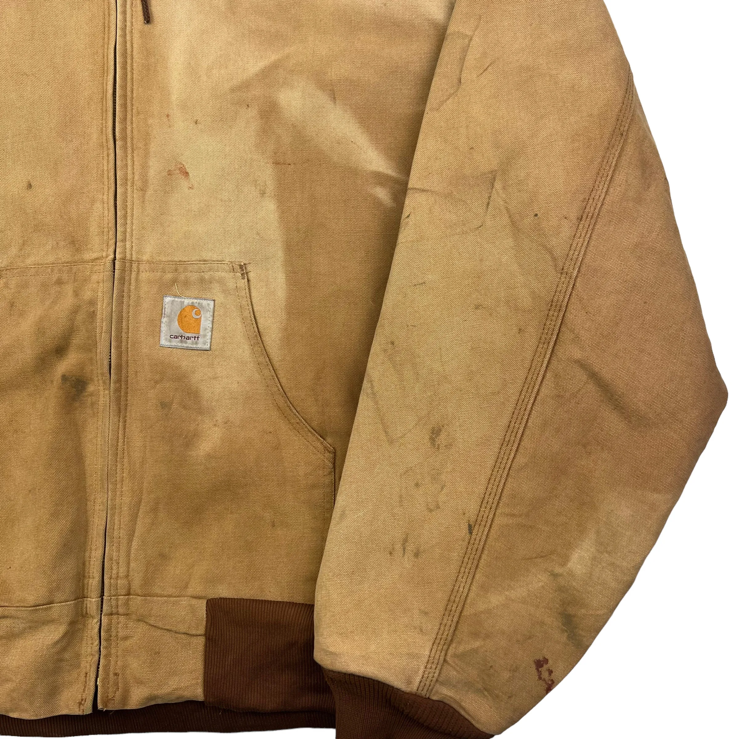 Carhartt Distressed Active Jacket Brown