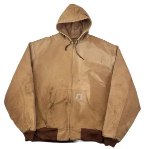 Carhartt Distressed Active Jacket Brown