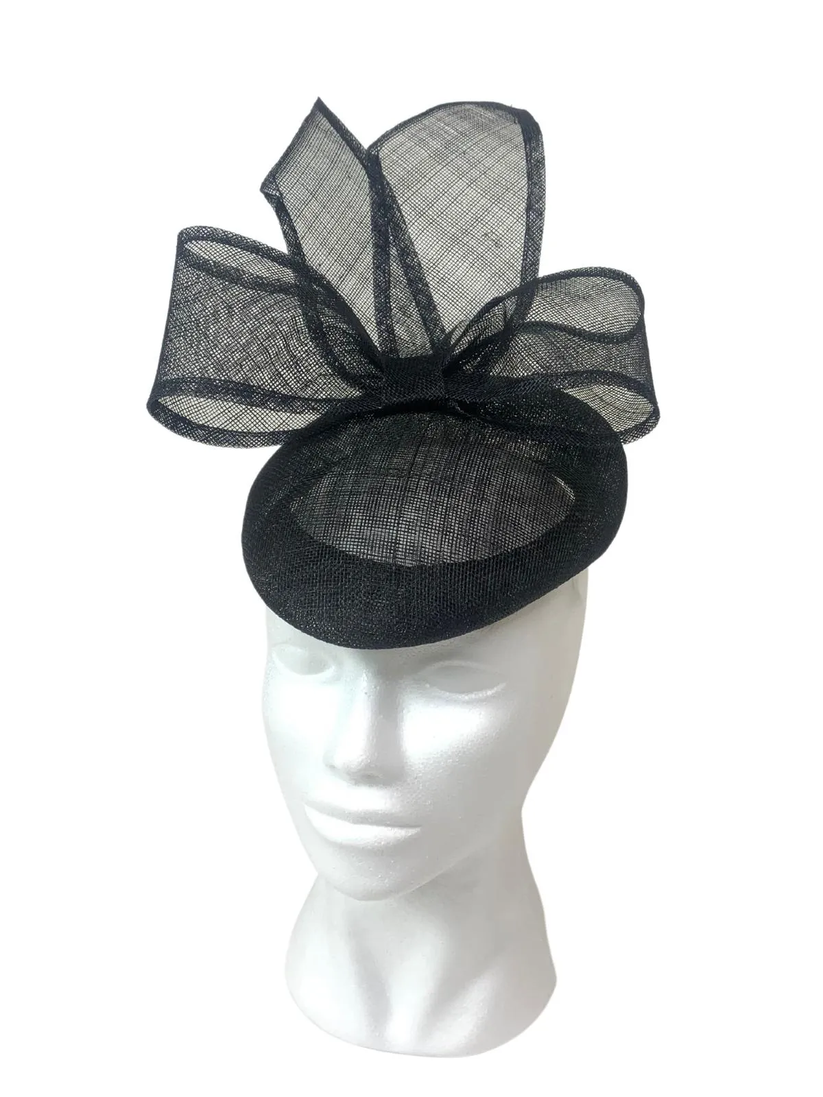 Cheltenham Button Bow Hat / Black