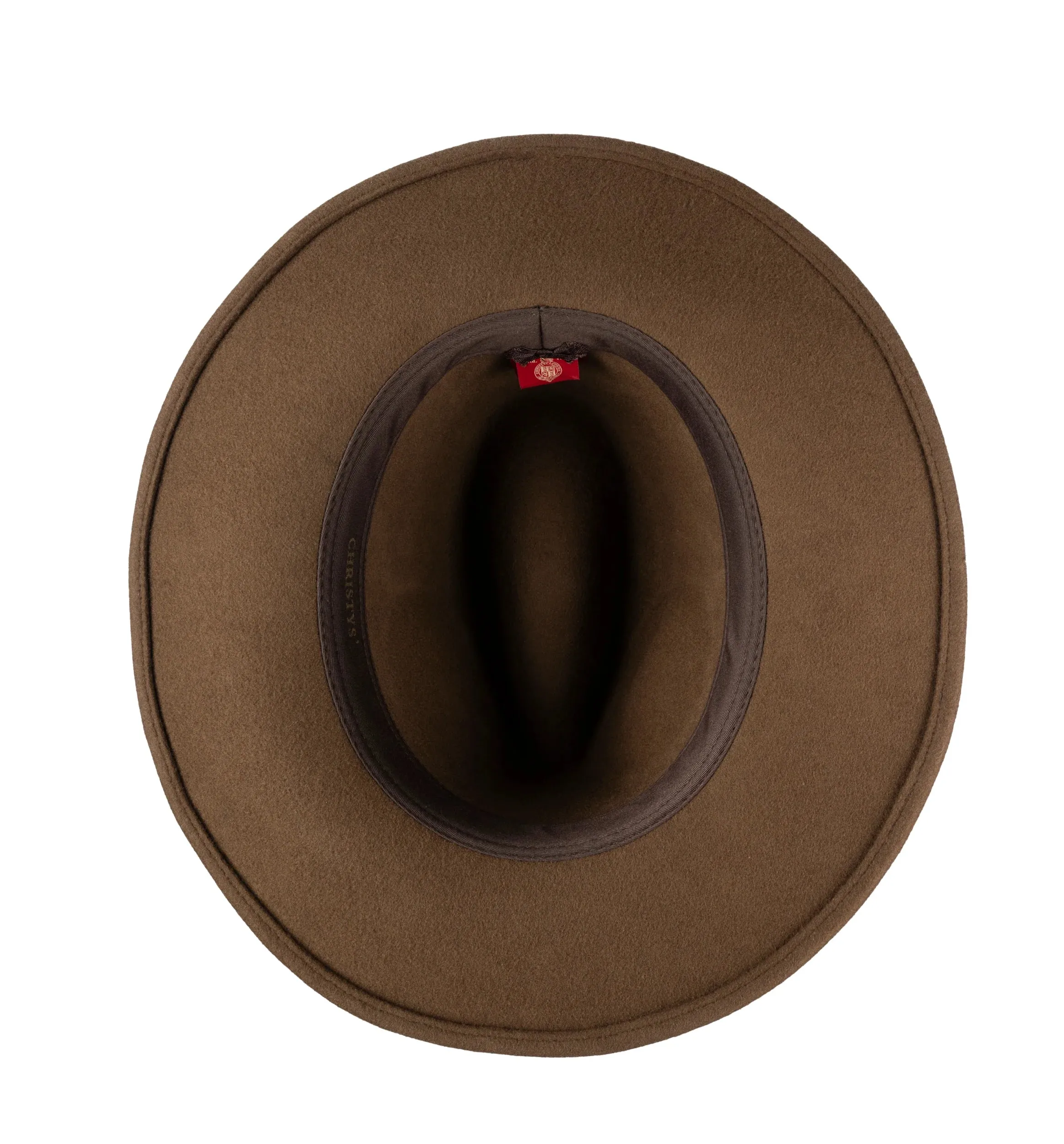 CHRISTYS' Crushable Wool Felt Safari Hat - Brown