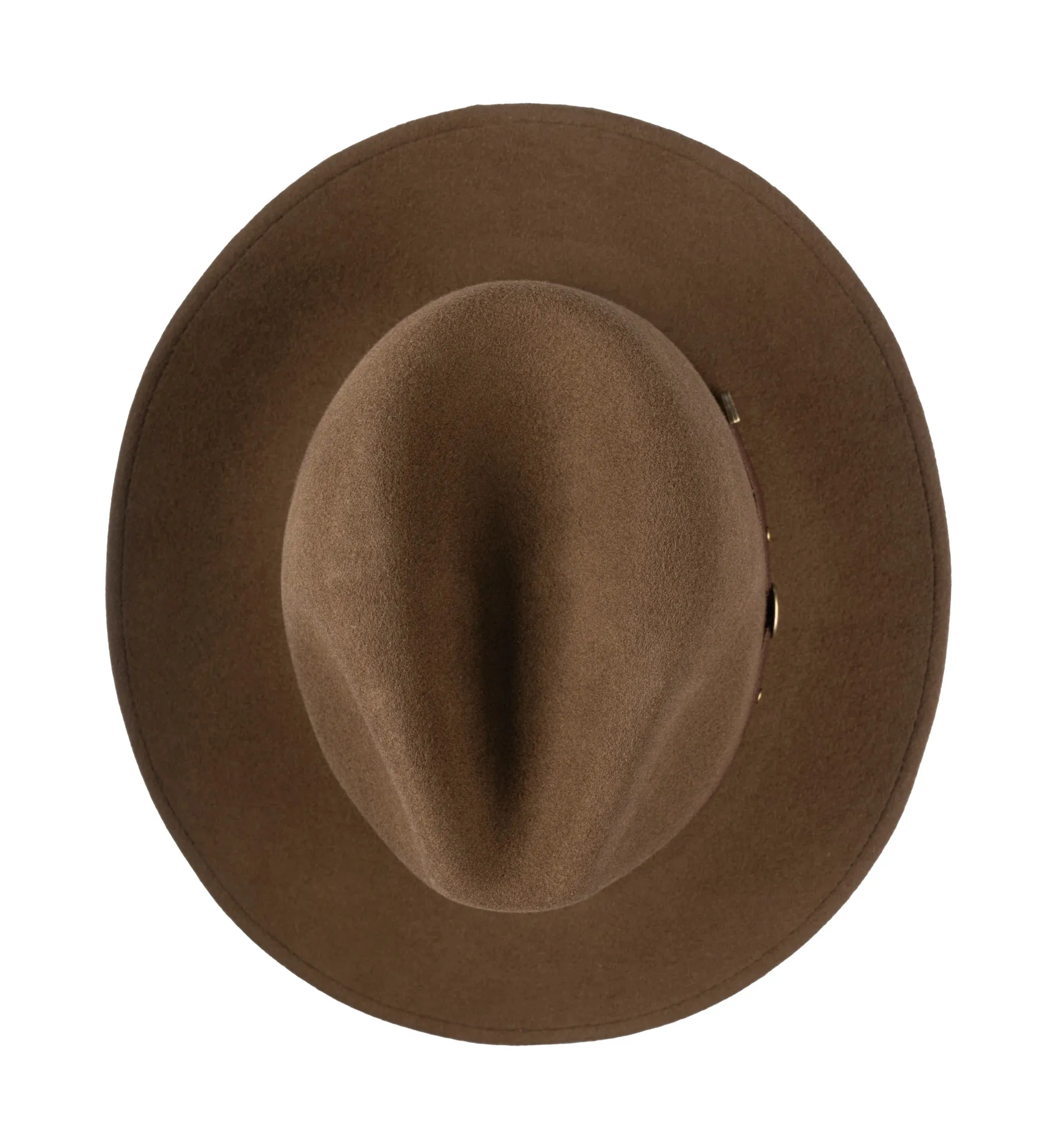 CHRISTYS' Crushable Wool Felt Safari Hat - Brown