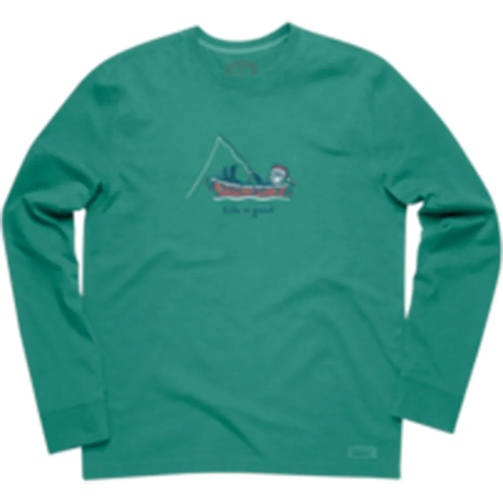 Crusher L/S Holiday Fishing T-Shirt by Life is good