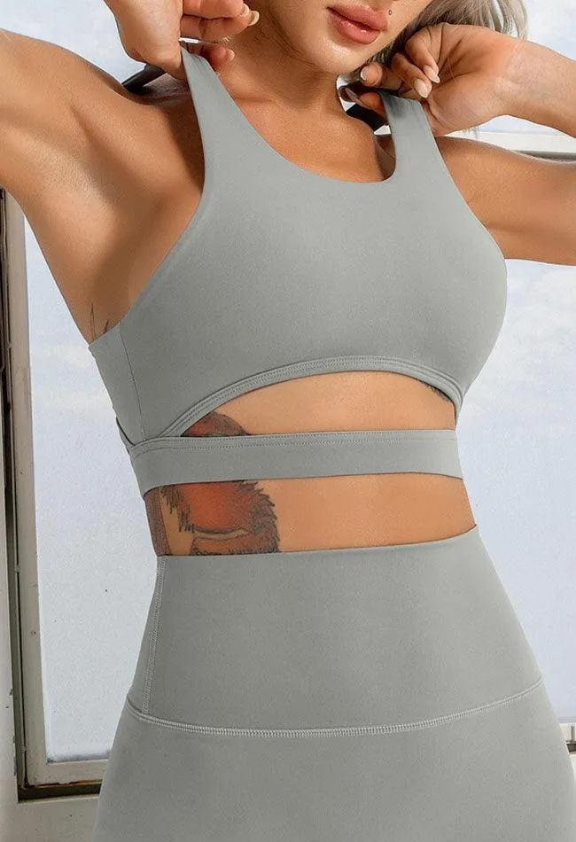 Cut-out Sports Bra - Icon