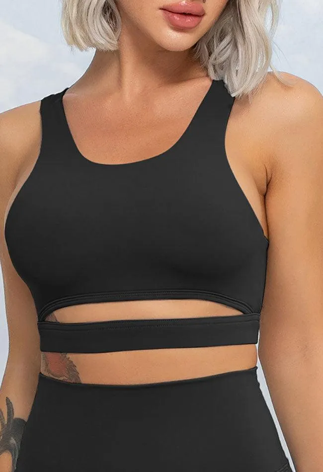 Cut-out Sports Bra - Icon