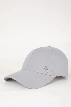 Defacto Women's Grey Cotton Hats