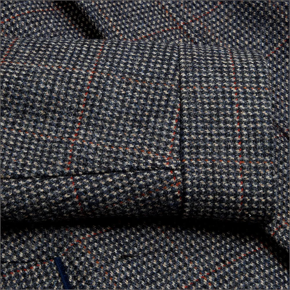 Douglas Frampton Grey Check Car Coat<>