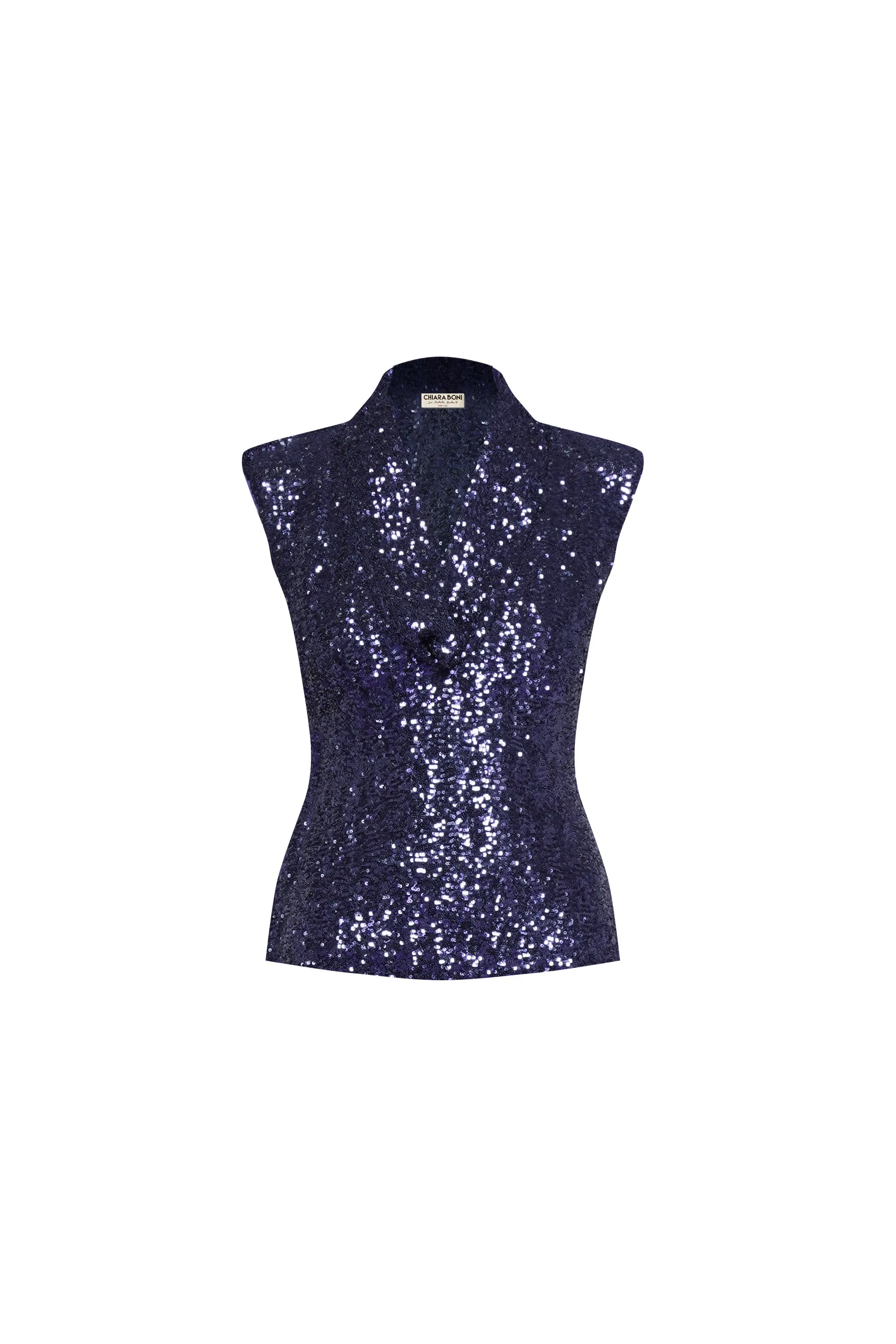 DUINY SEQUINED TOP