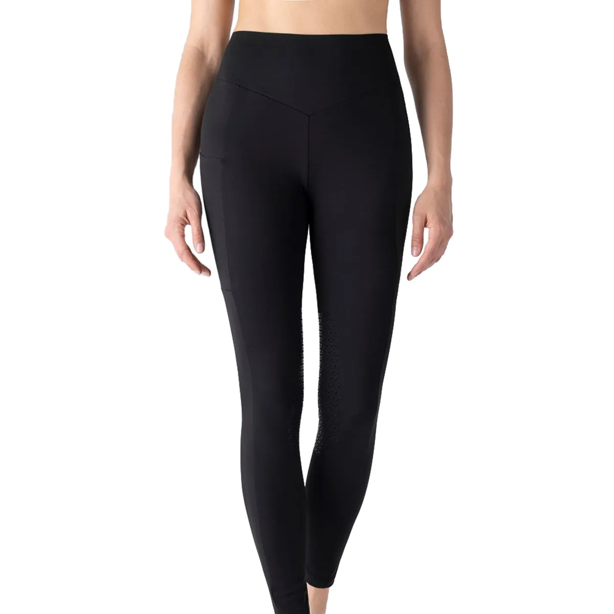 Equiline Women's Gadrikh High Waisted Knee Grip Leggings