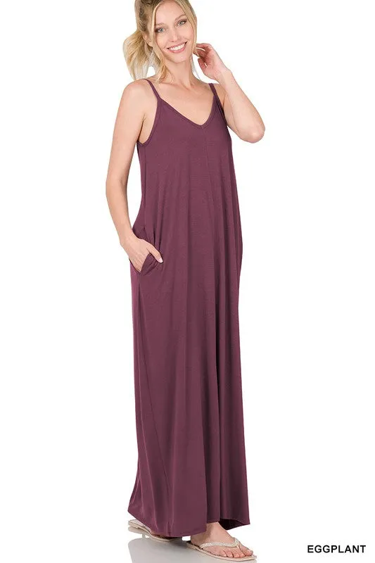 Flow Me- Strapless Maxi Dress