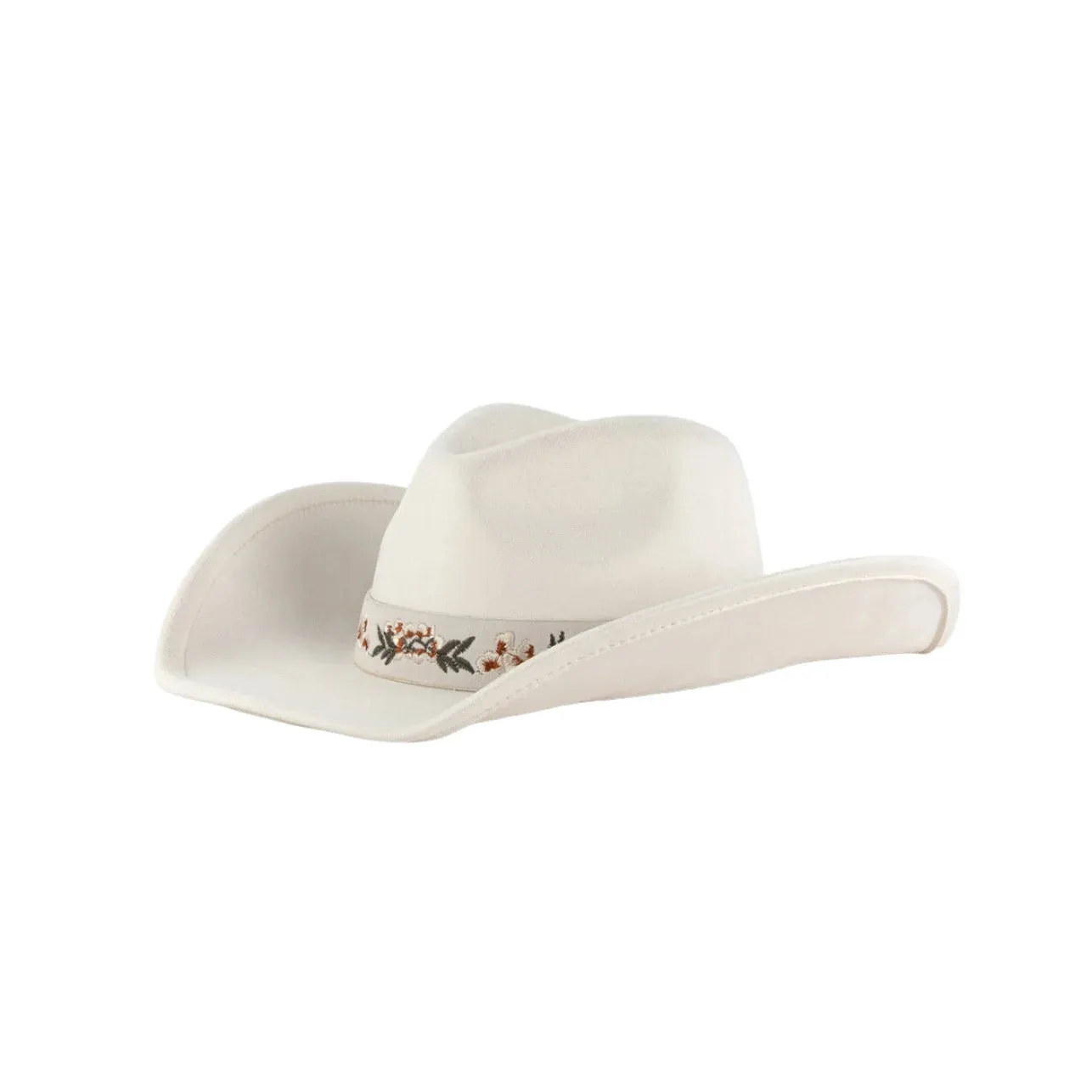 Flower Pattern Cowboy Hat