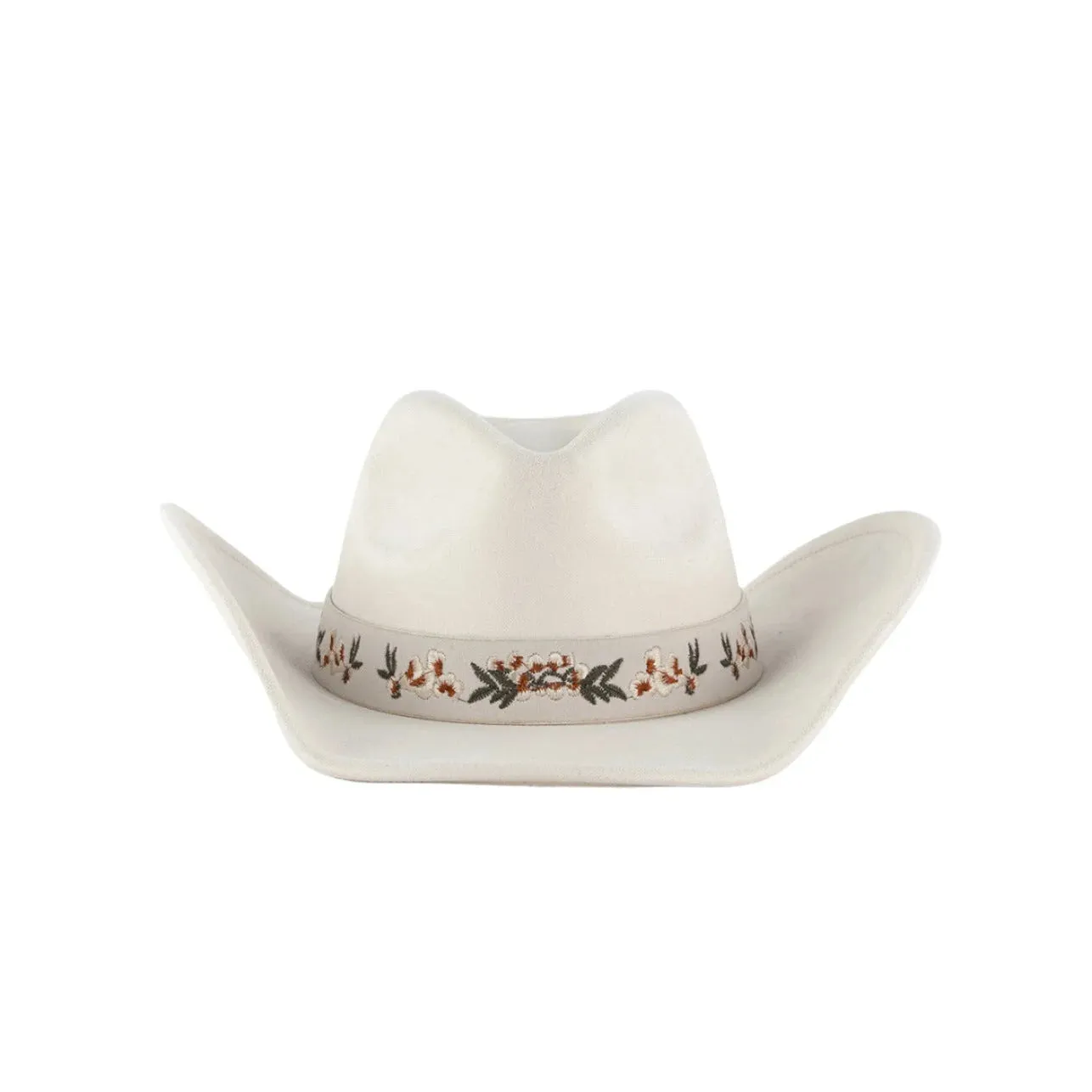 Flower Pattern Cowboy Hat