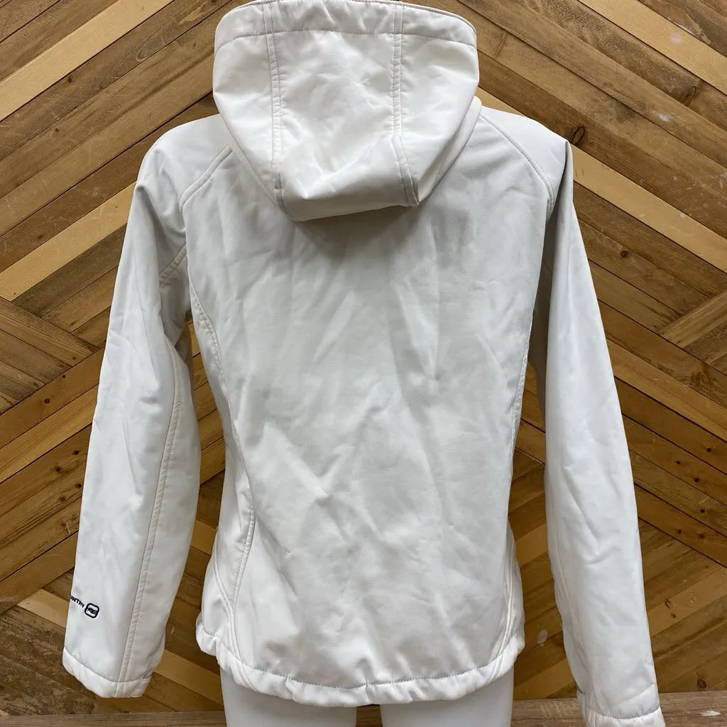 Free Country - Women's Hooded Softshell Jacket - MSRP $110: White-women-MD