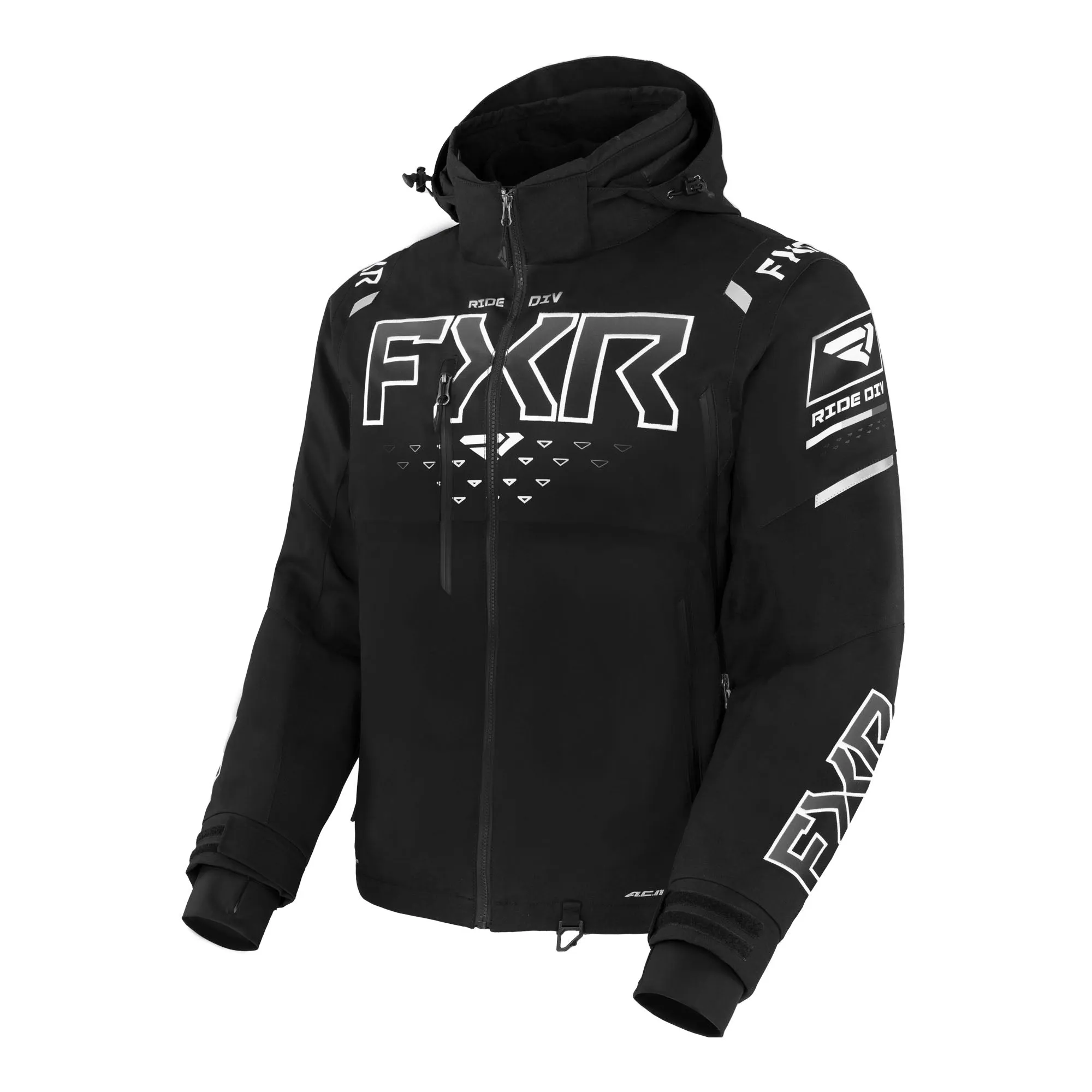 FXR Helium X 2-in-1 Snowmobile Jacket Black/White