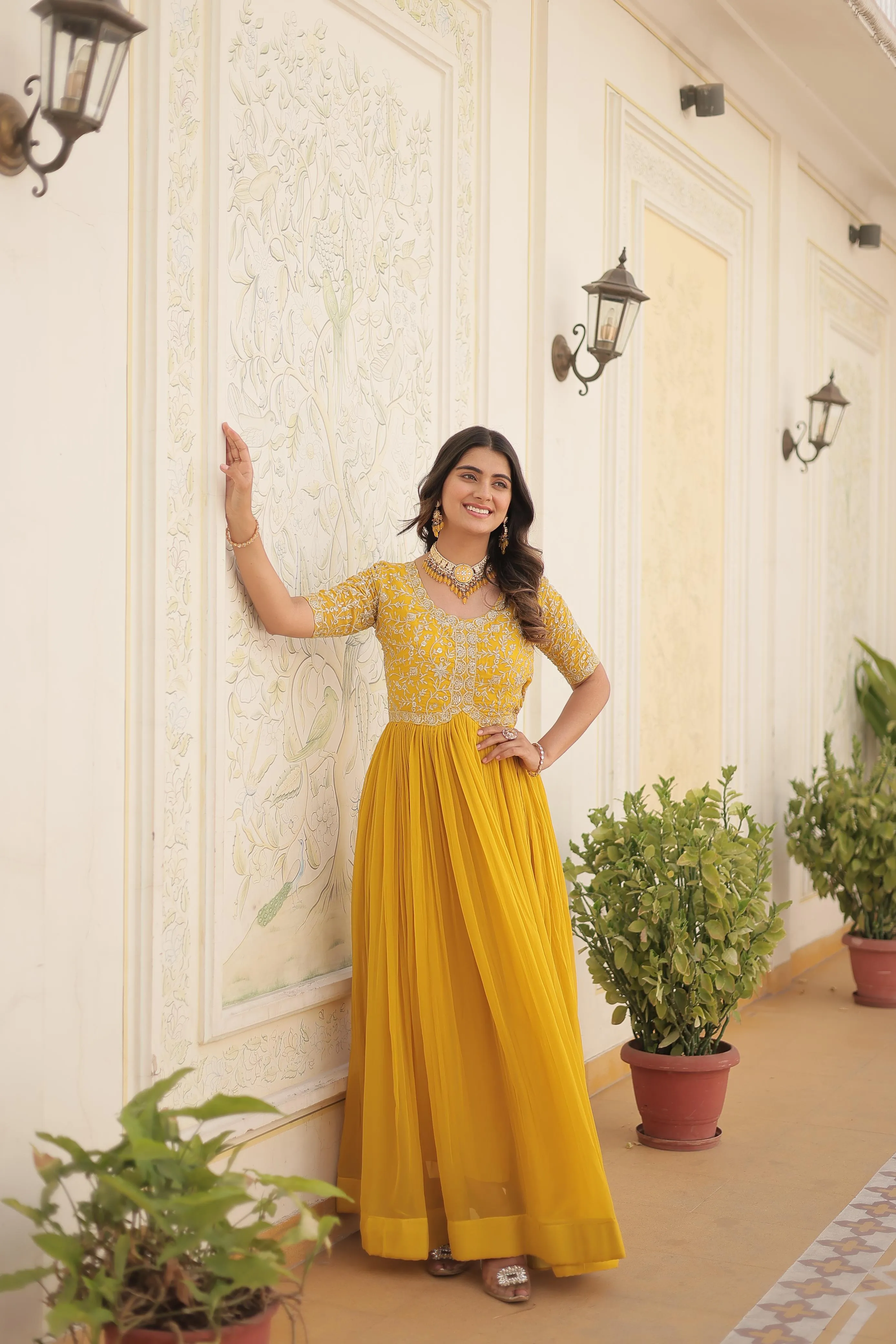 Glamwiz Graceful Aura Anarkali Gown