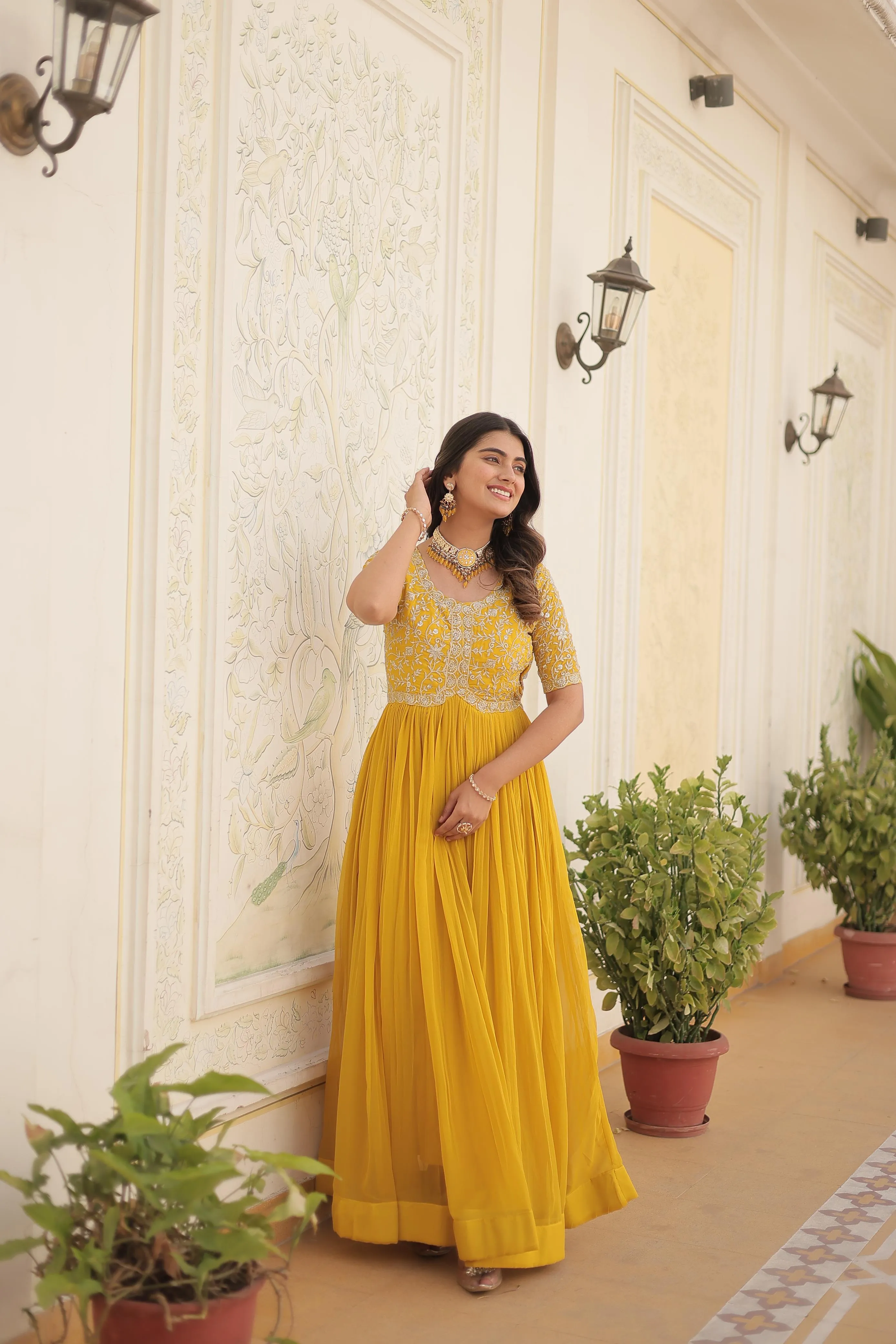 Glamwiz Graceful Aura Anarkali Gown