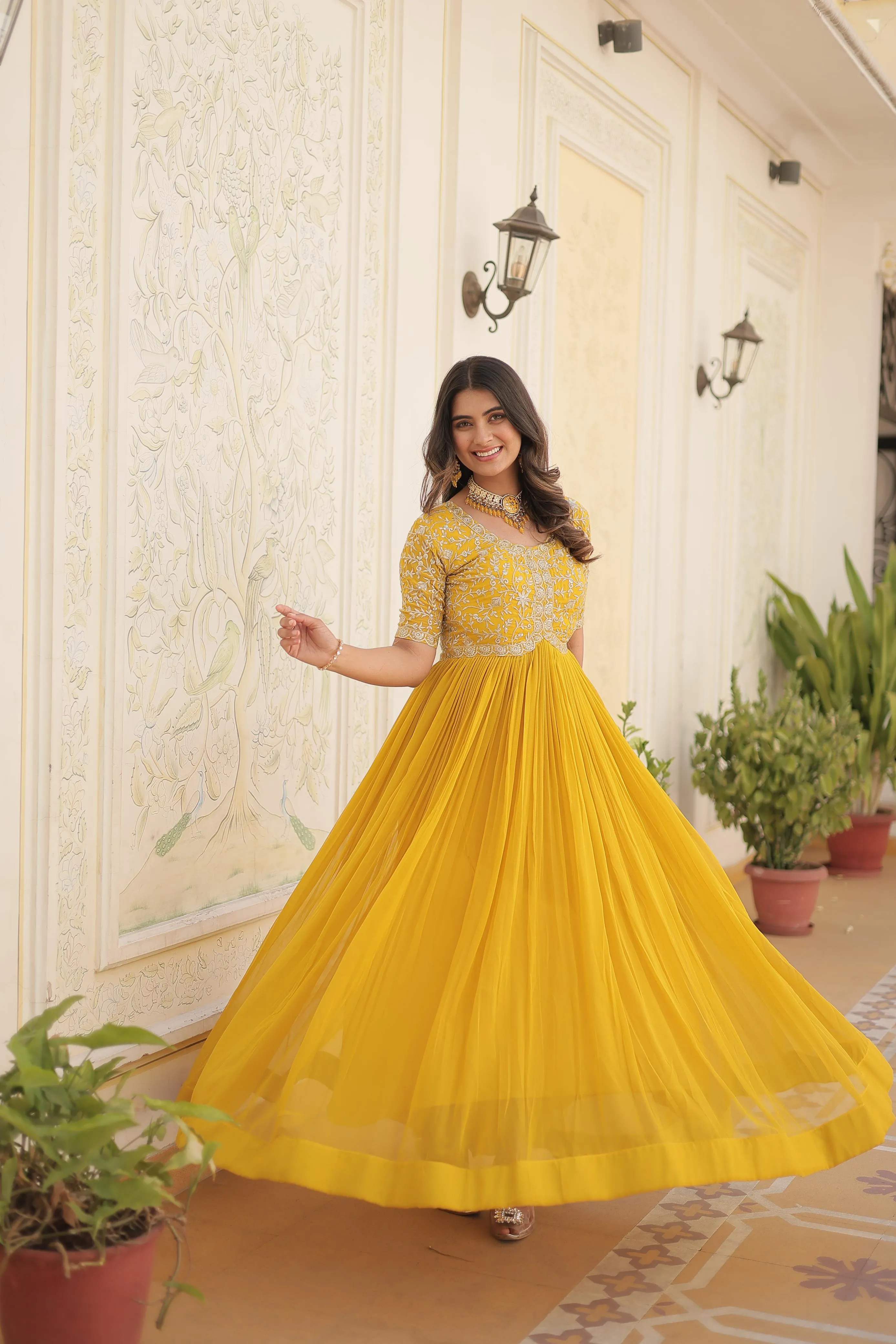 Glamwiz Graceful Aura Anarkali Gown