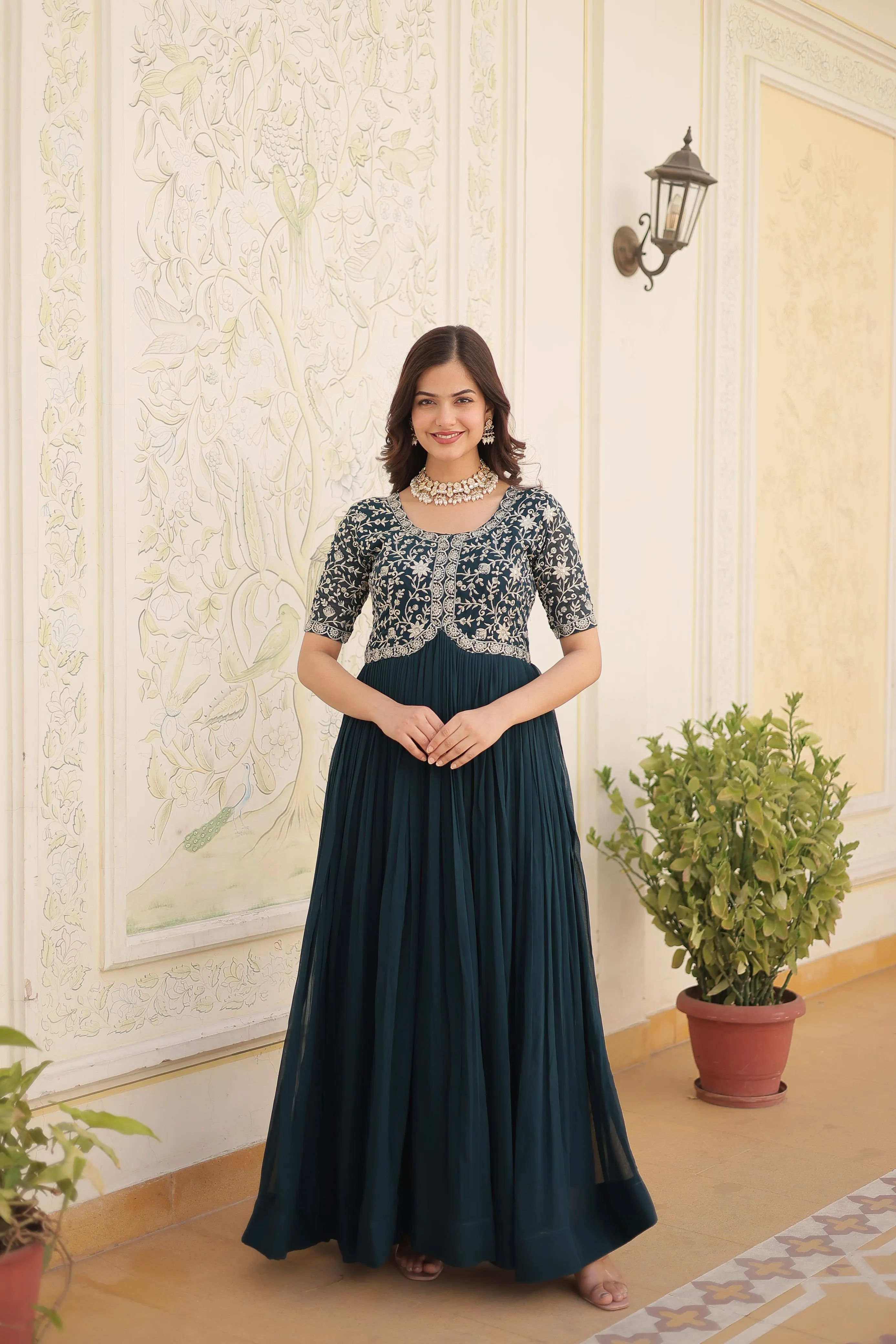 Glamwiz Graceful Aura Anarkali Gown