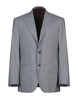 Kiton Man Blazer Grey 40 suit