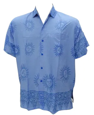 LA LEELA Shirt Casual Button Down Short Sleeve Beach Shirt Men Pocket Brasso 171