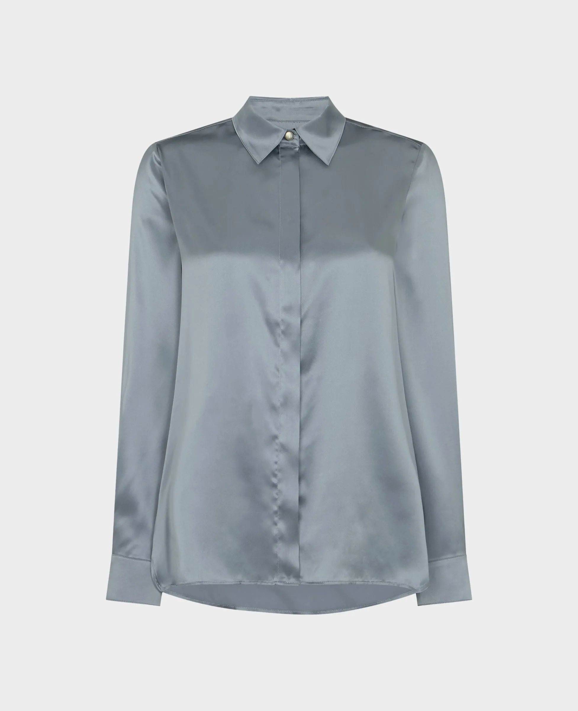 Liberty Satin Silk Relaxed Shirt