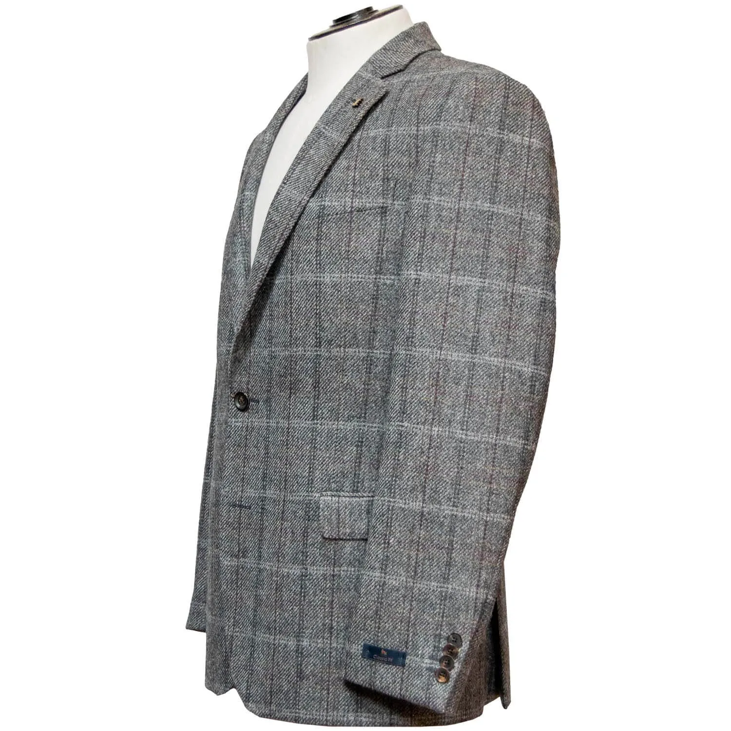 Liffey Regular Fit Tweed Jacket