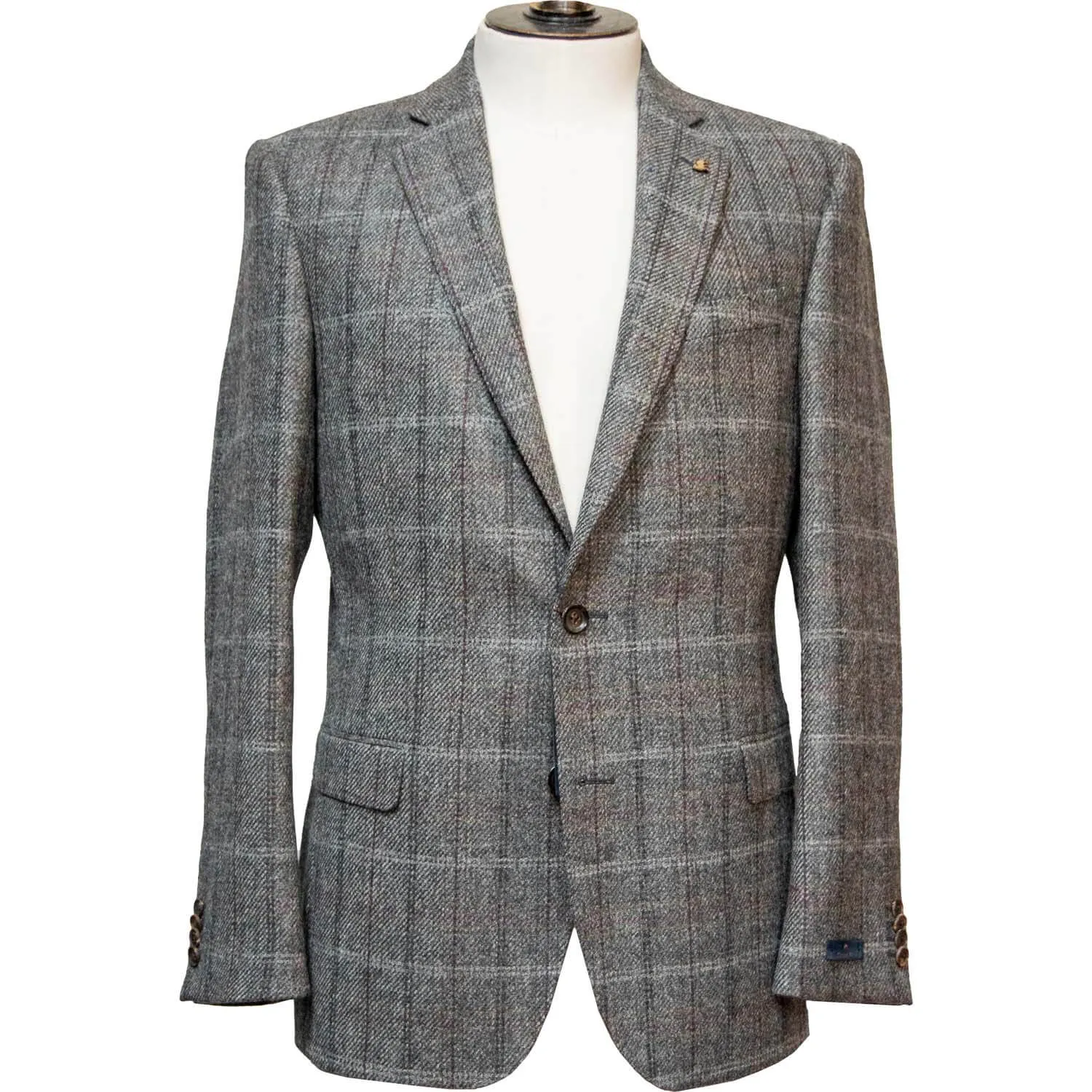 Liffey Regular Fit Tweed Jacket