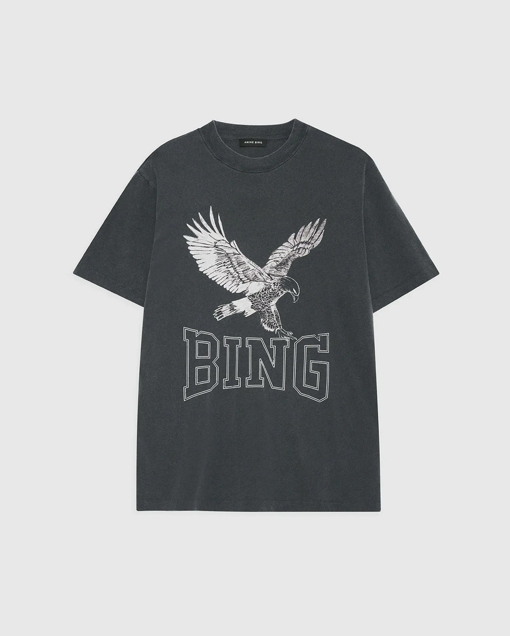 LILI TEE RETRO EAGLE / WASHED BLACK