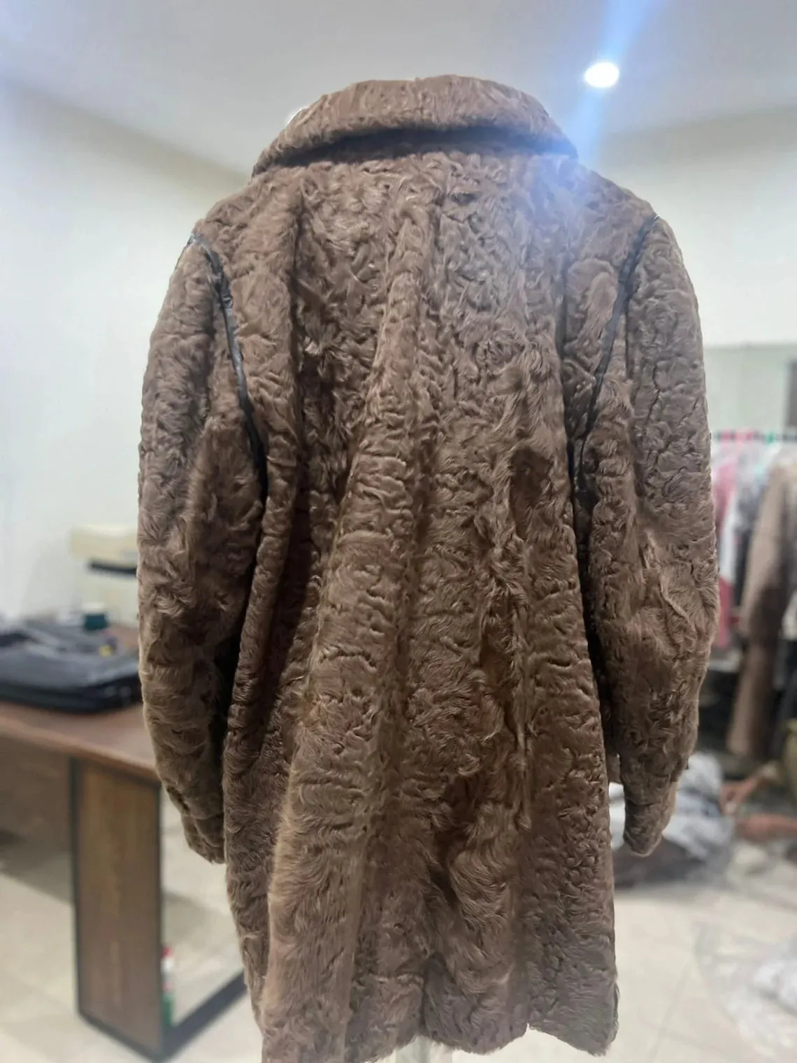 Luxurious Karakul Fur Refurbished Coat