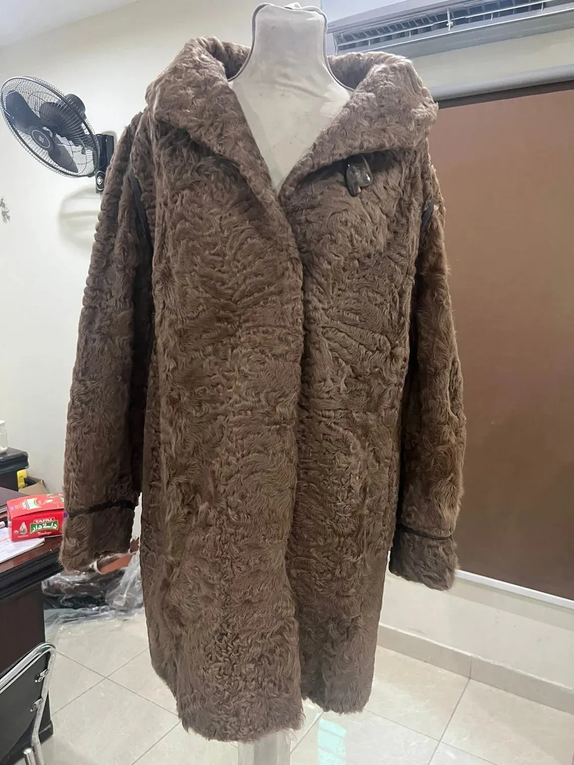 Luxurious Karakul Fur Refurbished Coat