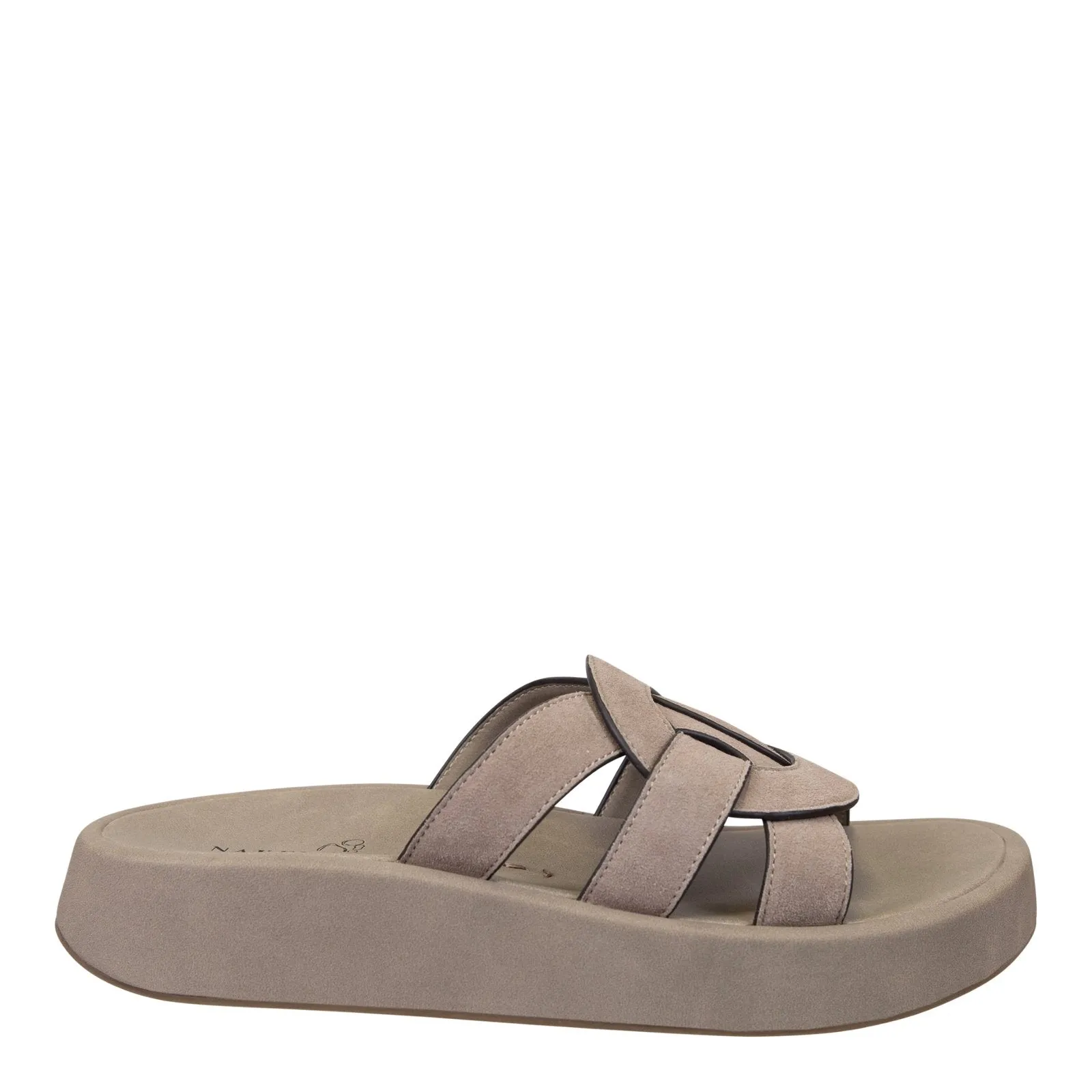 Naked Feet MARKET in GREIGE Platform Sandals