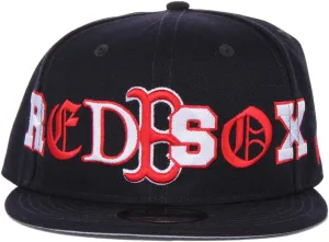 New Era 9Fifty In Navy Red For Unisex