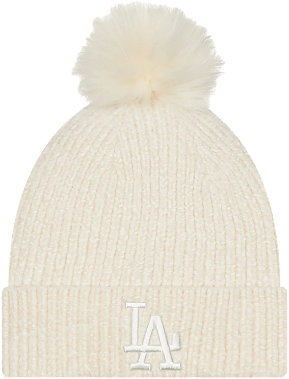 New Era LA Chenille Bobble In Cream For Women