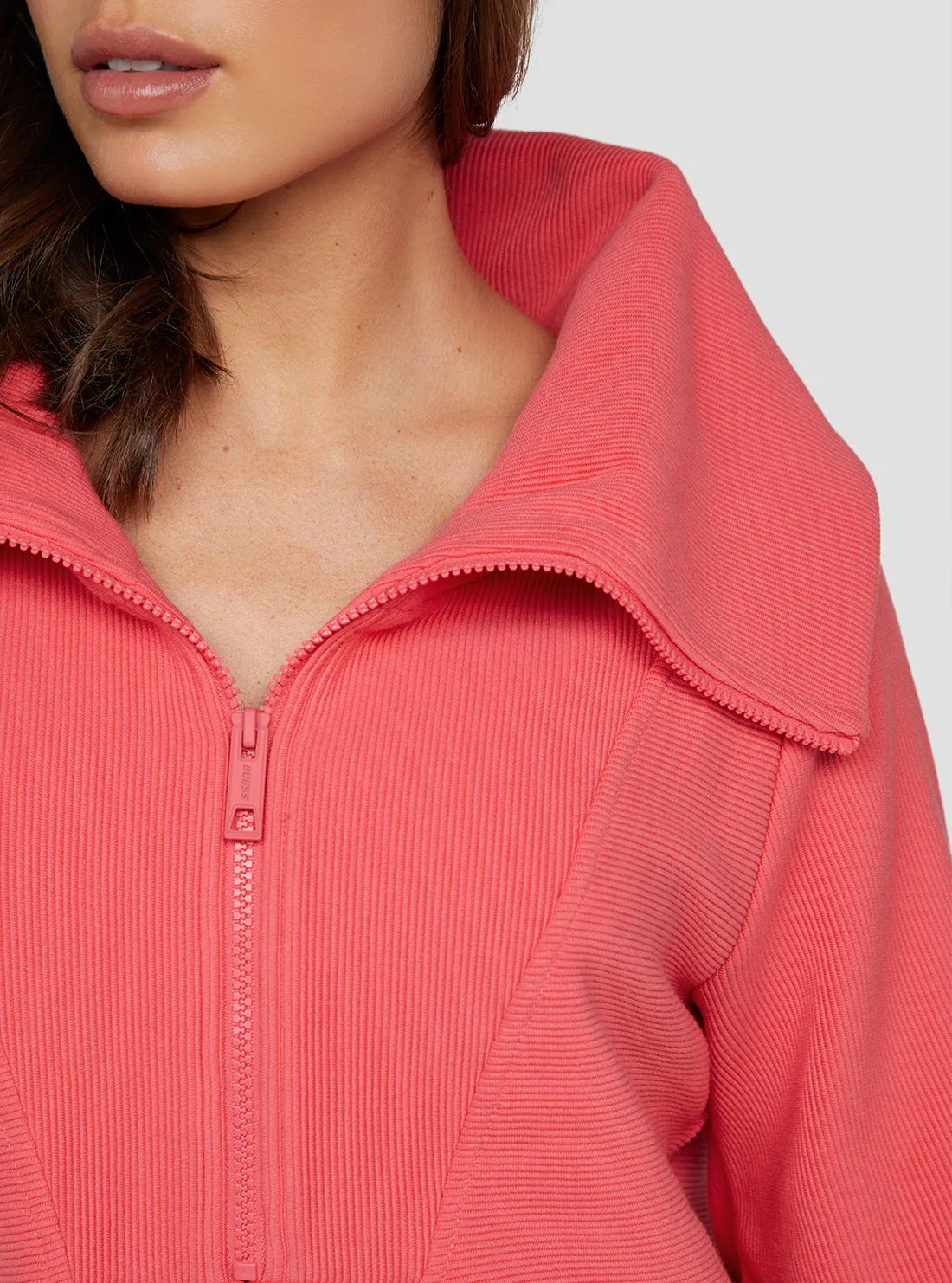 Pink Deena Active Zip Jumper