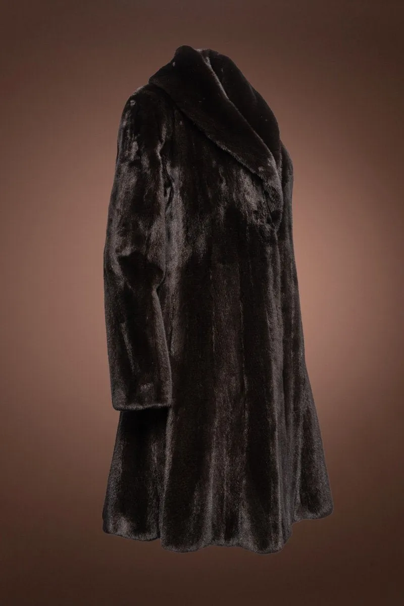 Princess Swing Mink Fur Coat