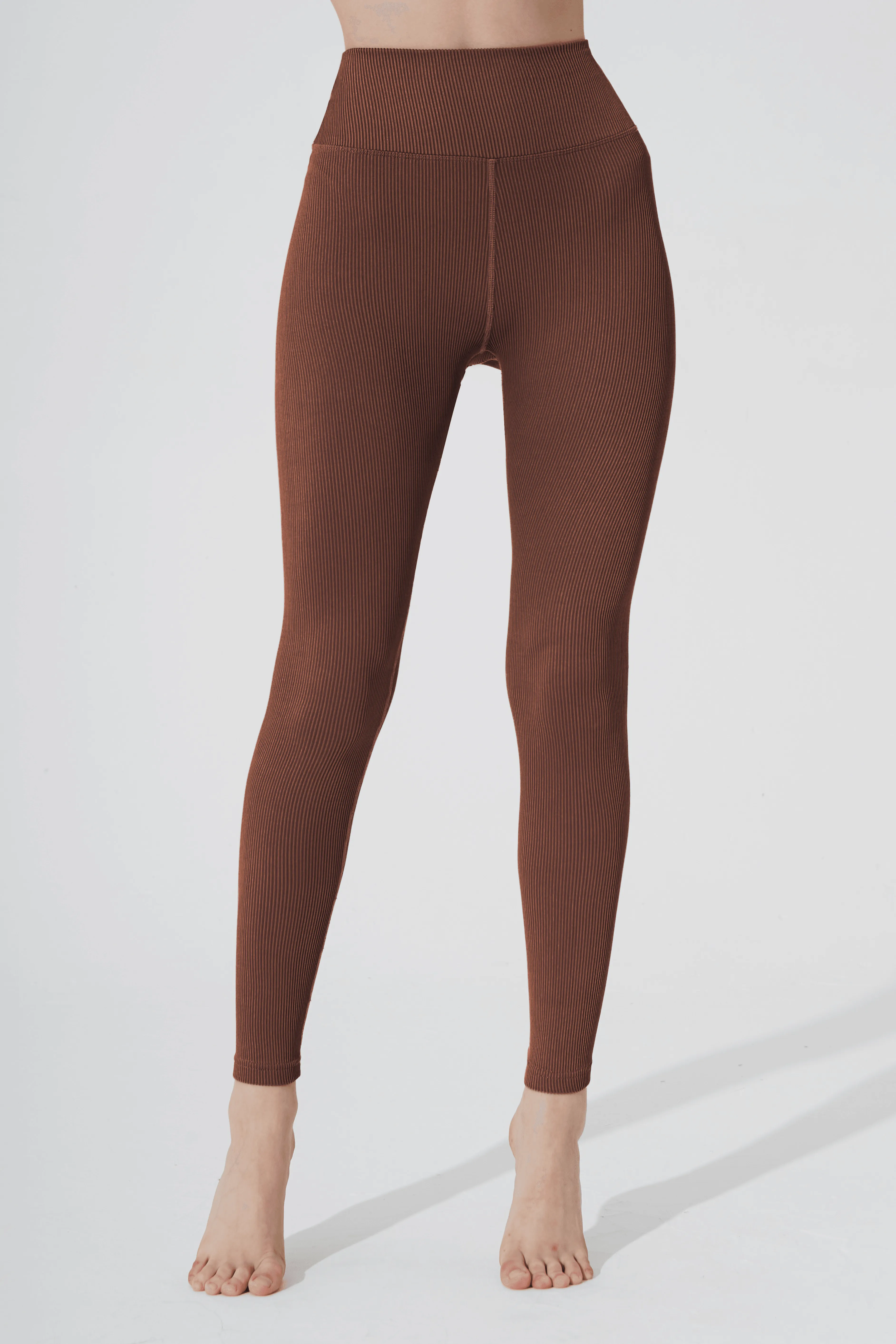 Querida High Waist R Legging - Maroon Choco