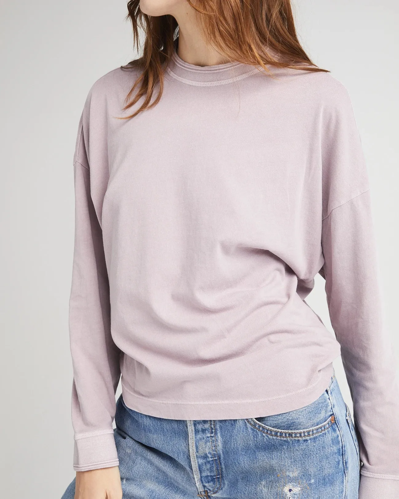 Relaxed Long-Sleeve Pullover by Richer Poorer