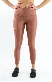 Roma Activewear Leggings - Copper - Made in Italy