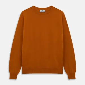 Rust Glenn Crew Neck Jumper