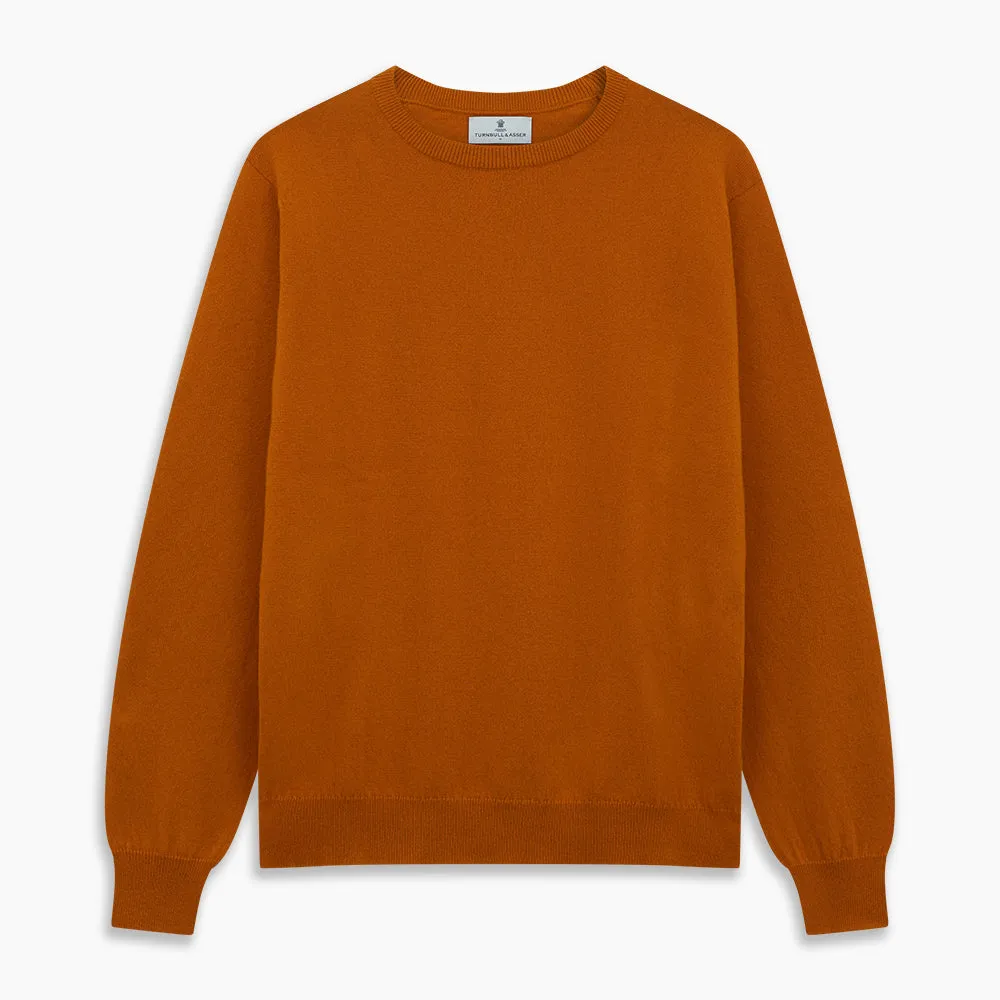 Rust Glenn Crew Neck Jumper