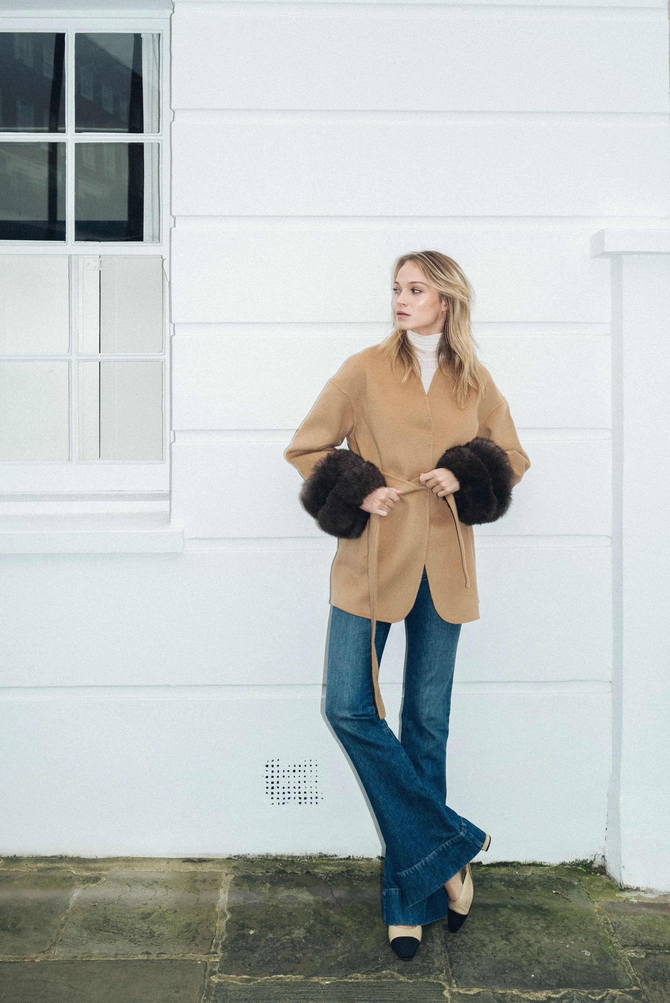 Sable and Cashmere Camel Warp Coat