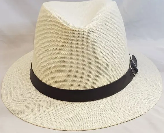 Sunu II -- Unisex Straw Safari Fedora