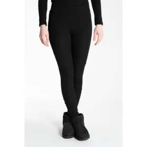 Women's We Norwegians | Merino Wool Rib Leggings | Black